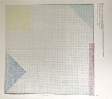 Charles Gaines, ‘COLOR REGRESSION # 1 ’, 1980