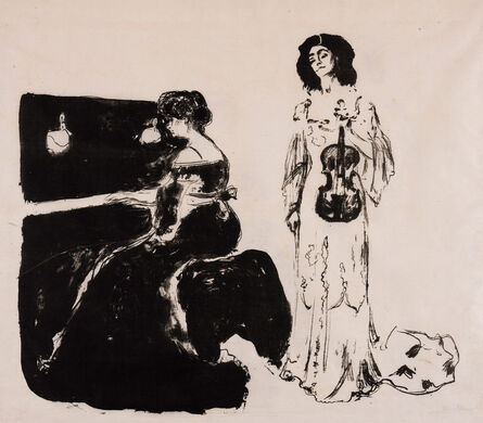 Edvard Munch, ‘Fiolinkonserten (Violin Concert)’, 1903