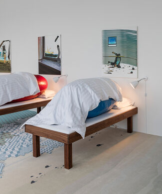 John Kørner - Blue Bedroom, installation view