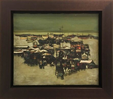 Nicola Simbari, ‘View of a Port’, 1958
