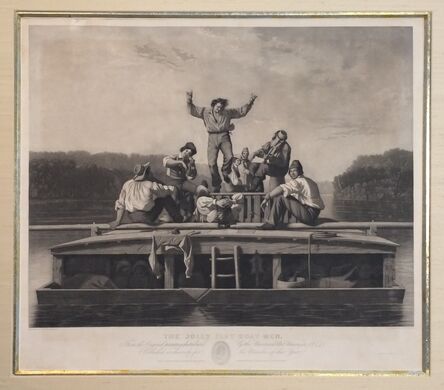 George Caleb Bingham, ‘The Jolly Flatboatmen’, 1846