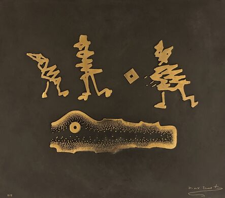 Max Ernst, ‘Bronze relief V’, 1970