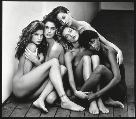Herb Ritts, ‘Stephanie, Cindy, Christy, Tatjana, Naomi, Hollywood, 1989’, 1989