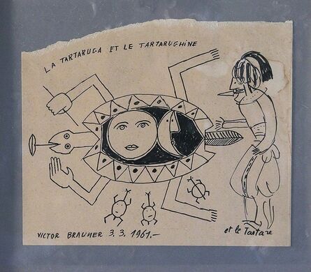 Victor Brauner, ‘La tartaruga et le tartarughine’, 1961