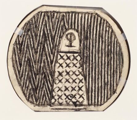 James Castle, ‘Untitled (patterned figures, double sided)’, n.d.