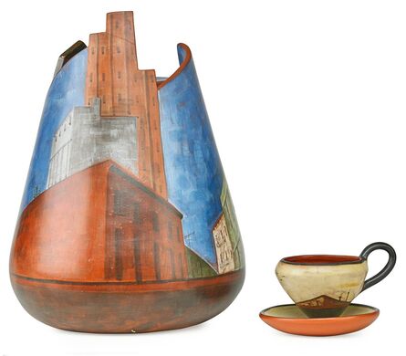 Lidya Buzio, ‘Lidya Buzio Cityscape Pottery’, 1982