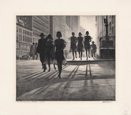 Martin Lewis, ‘Shadow Dance’, 1930