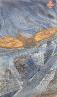 Jim Shaw, ‘Dream Object (A Shark Mated With Mothra...)’, 1999