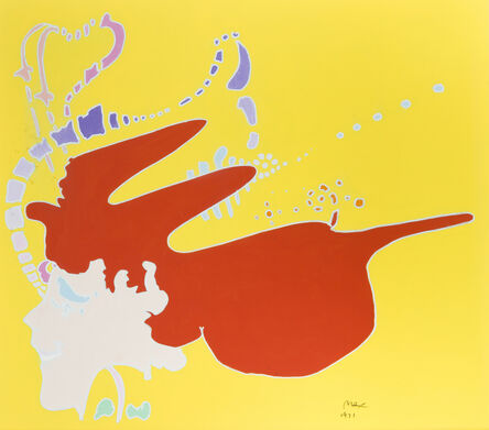Peter Max, ‘Red head girl’, 1971