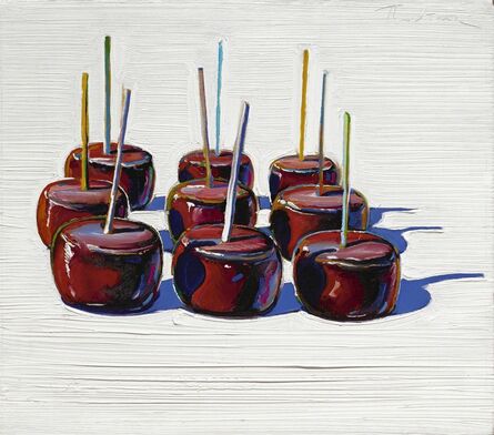 Wayne Thiebaud, ‘Nine Candy Apples’