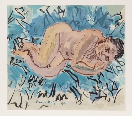 Raoul Dufy, ‘Nu Couché’, 1957