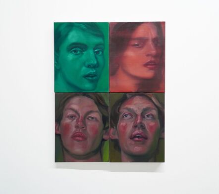 Chloe Wise, ‘Sasha (Green), Nassia (Gold), Sam (Hammock)’, 2022