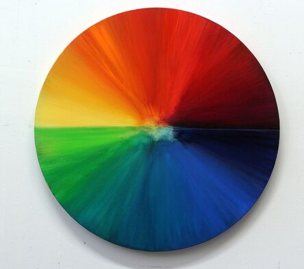 Sandra Vucicevic, ‘Circle of Life - Food dye color wheel with a set of colorful cards’, 2015