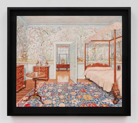 Andrew Raftery, ‘Winterthur, Philadelphia Bedroom with Chinese hand-painted paper, artists unknown’, 2022