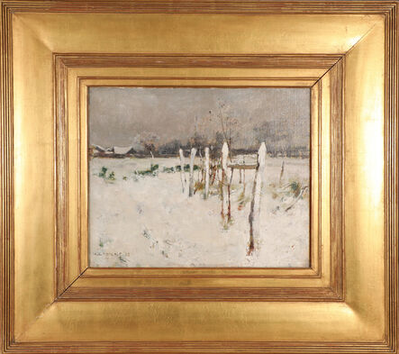 Willard Leroy Metcalf, ‘The First Snow’, 1888