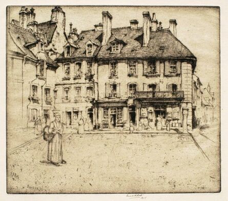 Ernest David Roth, ‘A Corner in Bayeux’, 1911-1915