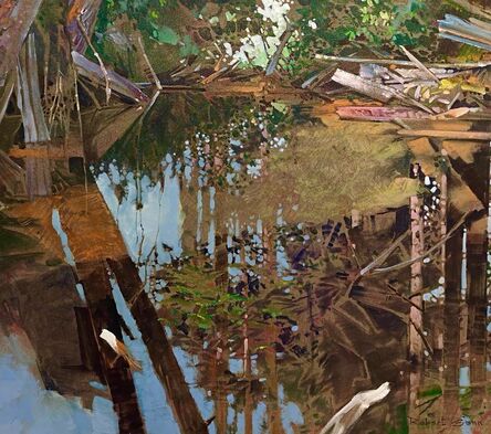 Robert Genn, ‘Pond on the Yakoun - QCI ’, 1990-2000