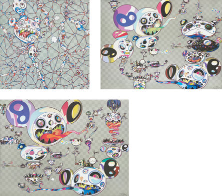 Takashi Murakami, ‘We Are Destined to Meet Someday! But for Now, We Wander in Different Dimensions; We Are Destined to Meet Someday! But for Now, We Wander in Different Dimensions; and Hands Clasped’, 2015-2016