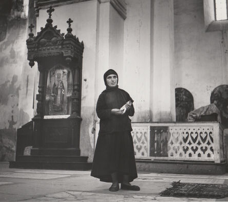 Robert Capa, ‘Untitled (Russian Peasant Woman in Church)’, 1947