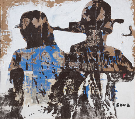 Armand Boua, ‘Young people from Yopougon Gesco Abidjan – Deux amis I’, 2019