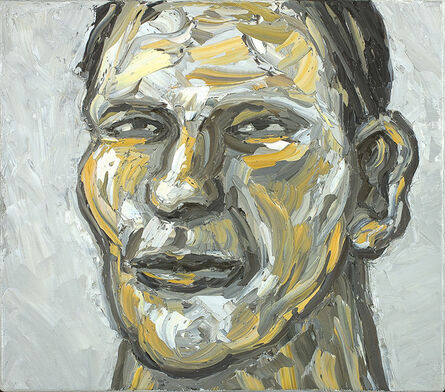 Peter Booth, ‘Painting (head, white background)’, 2010