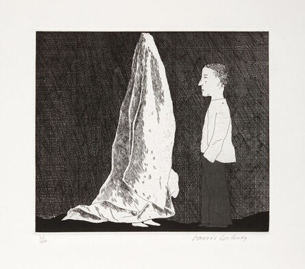 David Hockney, ‘The Sexton Disguised as a Ghost’, 1969