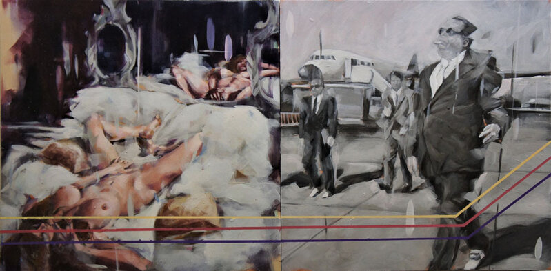 Ian Shults, ‘Broken Mirror ’, 2019, Painting, Acrylic on panel, Wally Workman Gallery