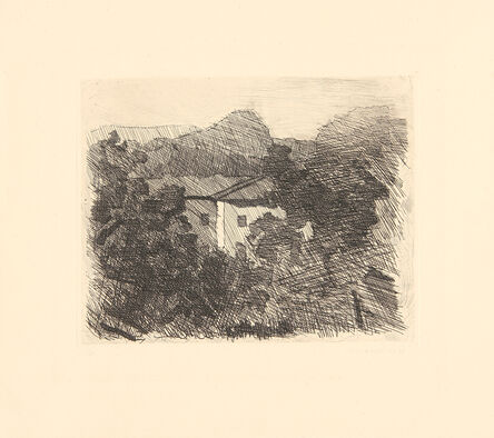 Giorgio Morandi, ‘Paesaggio di Roffeno’, 1936