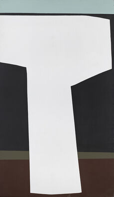 Kenneth Kemble, ‘Esquema de robot en forma de T | T-shaped robot outline’, 1970