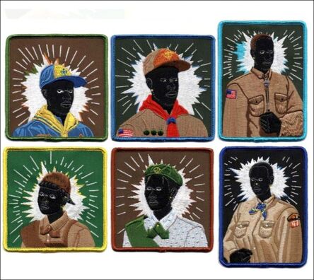 Kerry James Marshall, ‘Set of Six (Six) Scout Series Embroidered Patches’, 2017