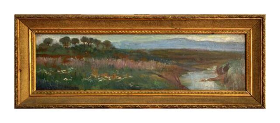 View of the Roman Countryside with Tiber