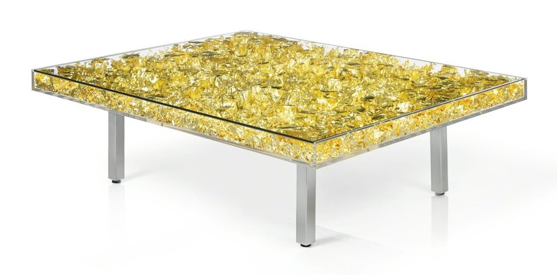 Yves Klein, ‘Table Monogold™’, Originally designed in 1961 -postmortem edition, Design/Decorative Art, Decorative table, Opera Gallery