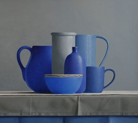 Janet Rickus, ‘Blue on Blue (Borrowed Series)’, 2023