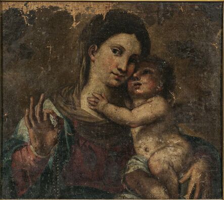 Venetian School, 17th Century Style, ‘Madonna and Child with Rosary’