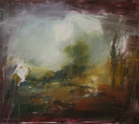 Jake Wood-Evans, ‘Landscape with Stream and Weir, after Thomas Gainsborough’, 2023