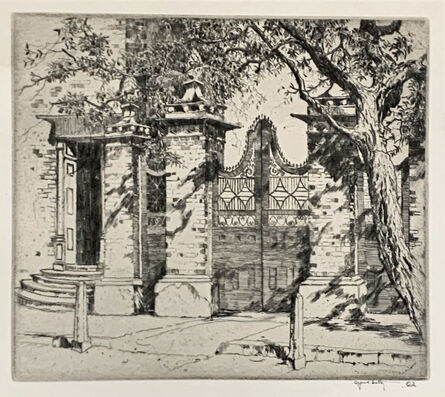 Alfred Hutty, ‘SMYTH GATE’, 1927