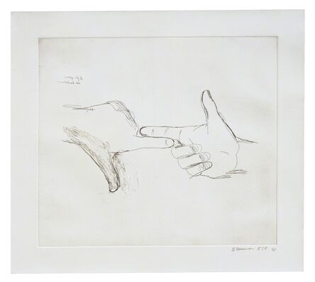 Bruce Nauman, ‘Untitled (from 'Fingers and Holes')’, 1994