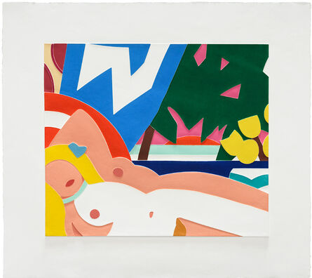 Tom Wesselmann, ‘Sunset Nude with Yellow Tulips’, ca. 2004-2006