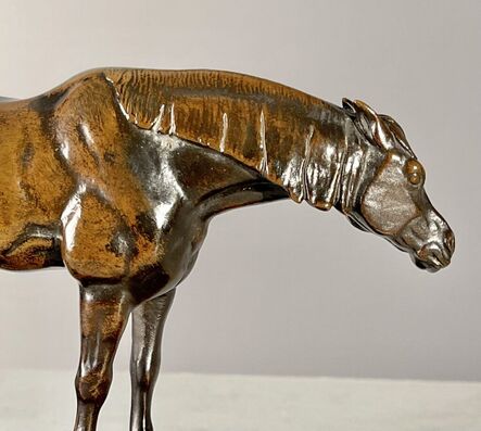 Antoine-Louis Barye, ‘Half Blood Horse, Head Lowered’, 1845
