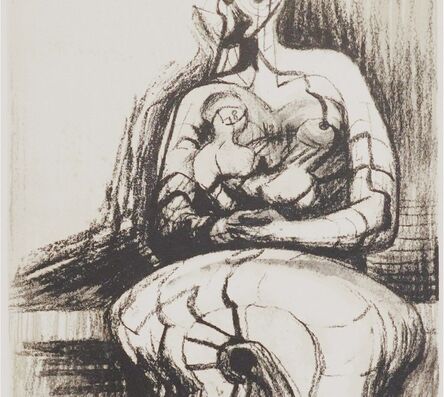 Henry Moore, ‘Seated Mother and Child’, 1976