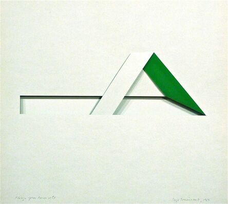 Serge Tousignant, ‘Pliage pour pince verte’, 1967