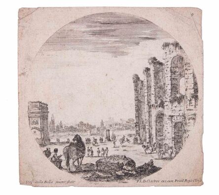 Stefano Della Bella, ‘Ruines de Rome’, 17th Century