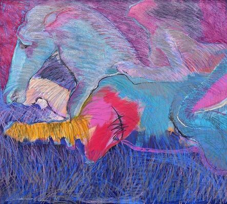 Harriette Joffe, ‘Blue Horse Red’, 1984