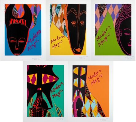 Yinka Shonibare, ‘Modern Magic - Full Portfolio of Five Prints.’, 2021