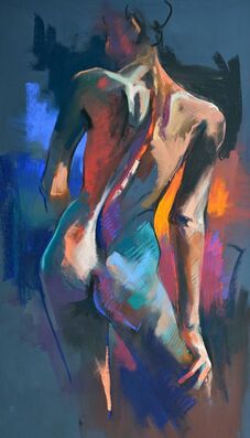 Crawfurd Adamson, ‘Woman turning hand on knee’, 2015