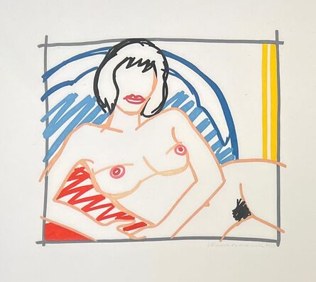 Tom Wesselmann, ‘Monica Nude with Yellow Curtain’, 1991