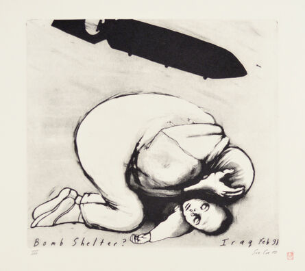 Sue Coe, ‘Bomb Shelter’, 1991