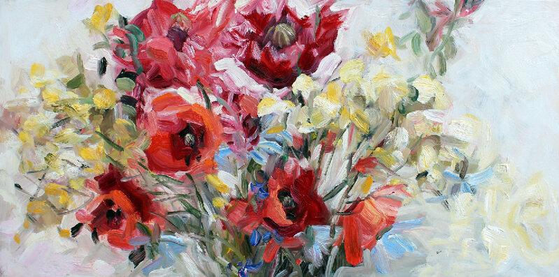 Jamie Evrard, ‘Wildflowers I’, 2016, Painting, Oil on Canvas, Bau-Xi Gallery