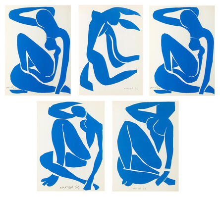 Henri Matisse, ‘5 x Blue Nude’, 1958