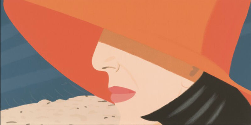 Alex Katz, ‘Orange Hat’, 1990, Painting, Silkscreen in twenty-four colors, Oliver Cole Gallery